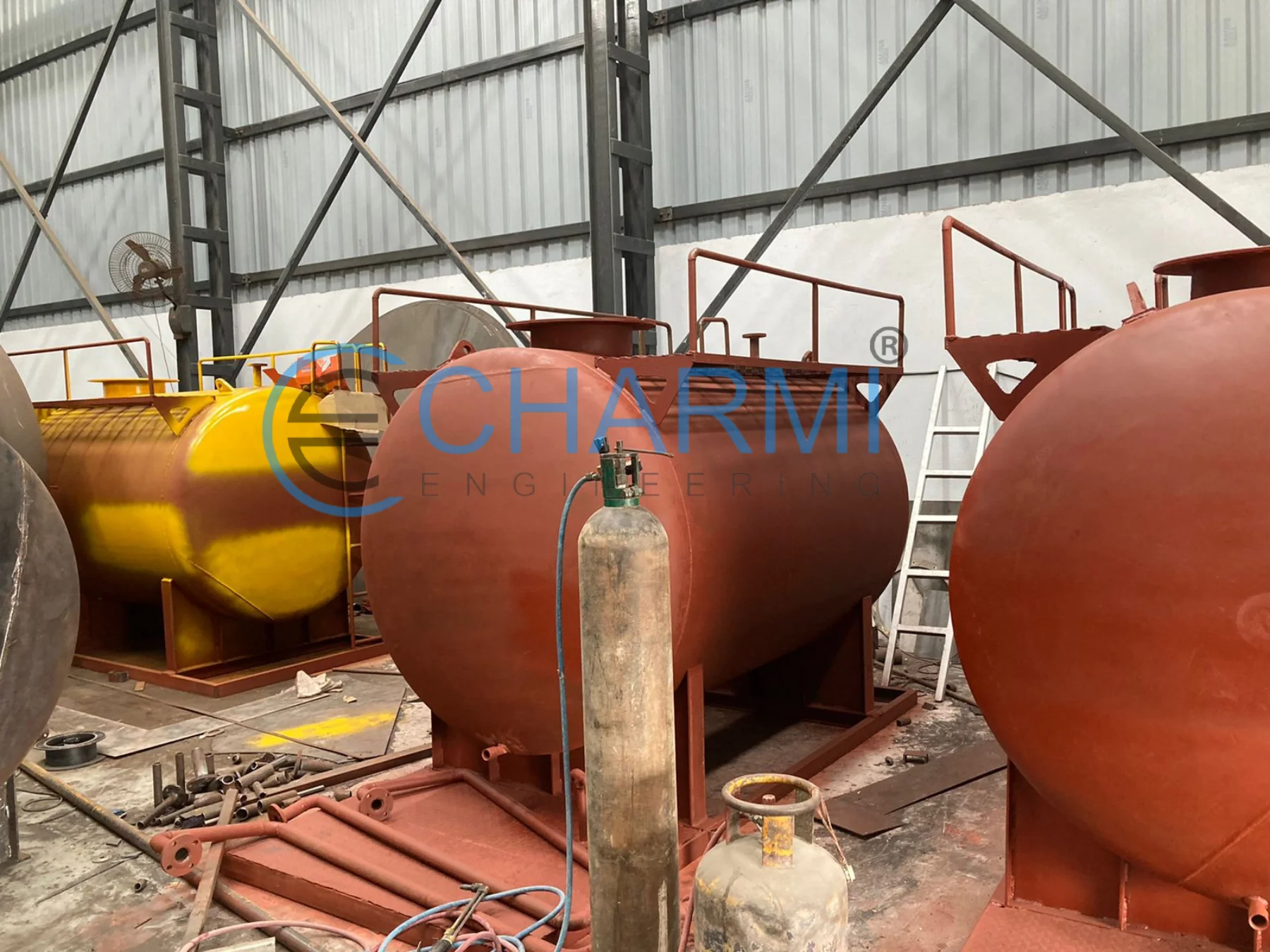 Diesel Storage Tank With Dispenser Unit